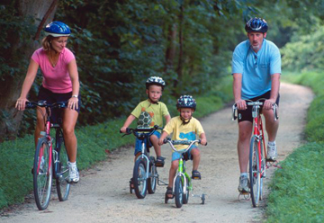 Family Biking Total Therapy Physiotherapy Burnaby Vancouver