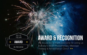 We would like to thank everyone for voting us Burnaby’s BEST Physiotherapy, Massage Therapy & Rehabilitation Clinic!